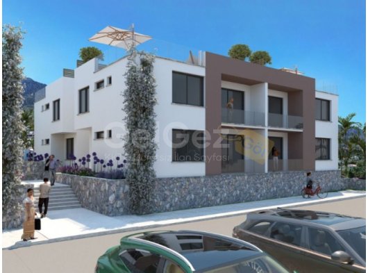 DENİZ VE DAĞ MANZARALI, ZEMİN KAT BAHÇELİ ÜST KAT TERASLI 1+1 VE 2+1 DAİRELER (ANAHTAR TESLİM HAZİRAN 2026)