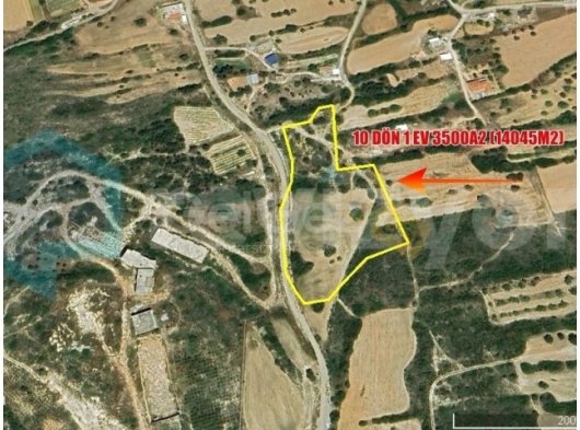 REVİZYON GAYRİMENKUL'DEN DİPKARPAZ'DA SATILIK ARAZİ