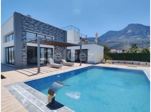 Kiralık 3+1 Lüks Villa - Girne Karşıyaka'da