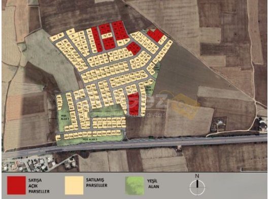 Mağusa Korkuteli Bölgesinde Satılık Arsalar