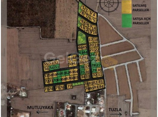 Mutluyaka bölgesinde satılık arsalar