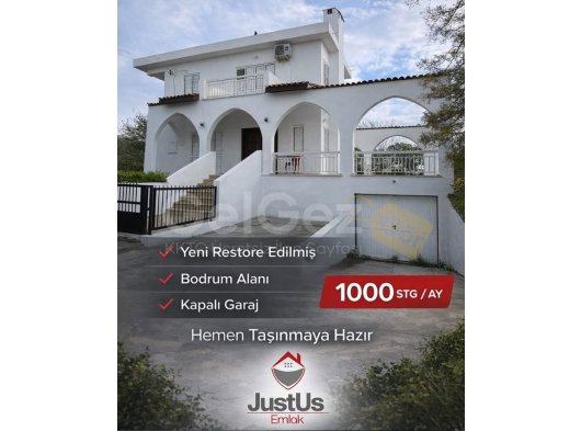 BELLAPAIS’TA KİRALIK | 3+1 RESTORE EDİLMİŞ VİLLA