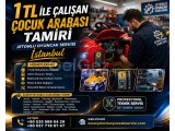 1 TL ile Çalışan Çocuk Arabası Tamiri | Jetonlu Oyuncak Servisi İstanbul