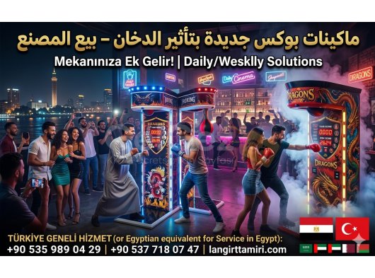 Arcade Supplier Egypt | Smoke Effect Boxing Machine Wholesale & Amusement Equipment