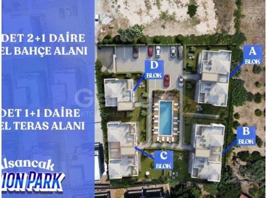 ALSANCAKTA MÜSTAKİL TADINDA GENİŞ BAHÇELİ DAİRELER !