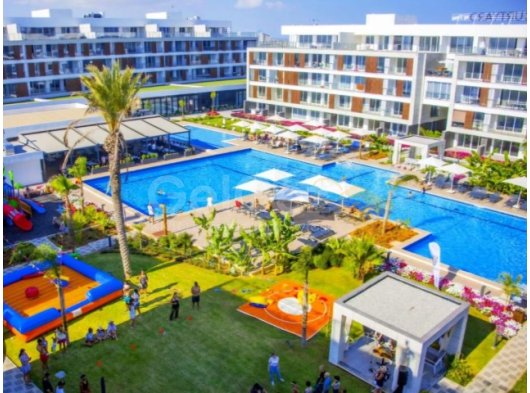 İSKELE DÖVEÇ COURTYARD RESORT PROJESİNDE FULL EŞYALI 1+1 DAİRE!!!