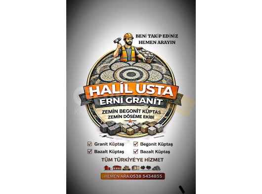 Bodrum begonit küptaş uygulama ekibi Halil usta