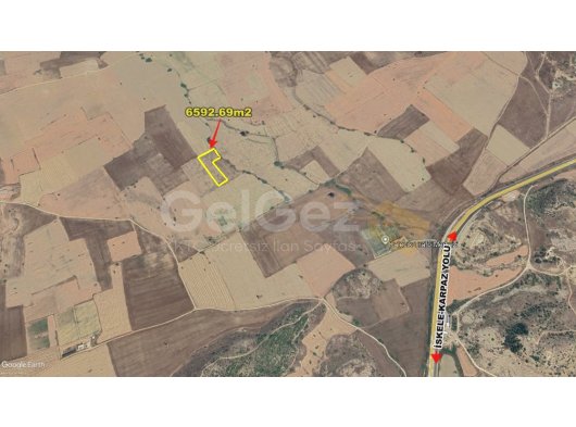 İSKELE TUZLUCA’DA TAKAS FIRSATI! ???? 6,592.69 m²  ARAZİ  İSKELE VEYA MAĞUSA BÖLGESİNDE APARTMAN DAİRESİ İLE TAKASLI - 05338641212