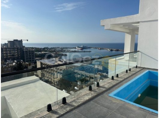 Girne Merkez'de Kiralık Rezidans 3 + 1 ÖZEL HAVUZLU Daire