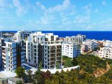 Girne Merkezde Satılık Deniz Manzaralı 1+1 Daire