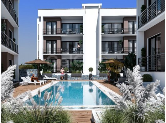 GİRNE ALSANCAK’DA SİTE İÇİNDE ORTAK HAVUZLU SATILIK 2+1 DAİRE (SON 2 DAİRE)