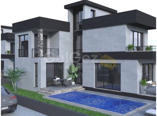 Girne-Çatalköyde Premium 4+1 Havuzlu Satılık Villa