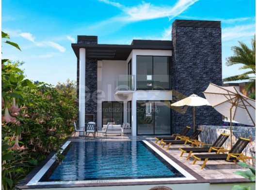 GİRNE KARAOĞLANOĞLUNDA SATILIK ÖZEL HAVUZLU LÜKS 4+1 VİLLA