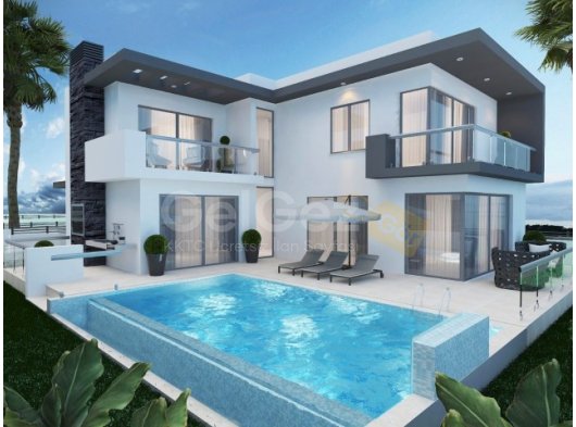 GİRNE OZANKÖYDE SATILIK 4+1 HAVUZLU VİLLA