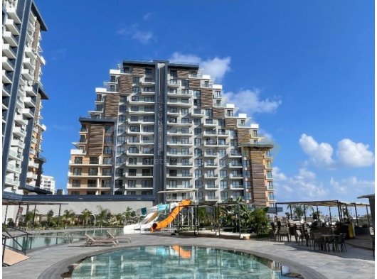 KKTC İSKELE LONGBEACH BÖLGESİ RİVER SİDE SATILIK EŞYALI 1+0 DAİRE