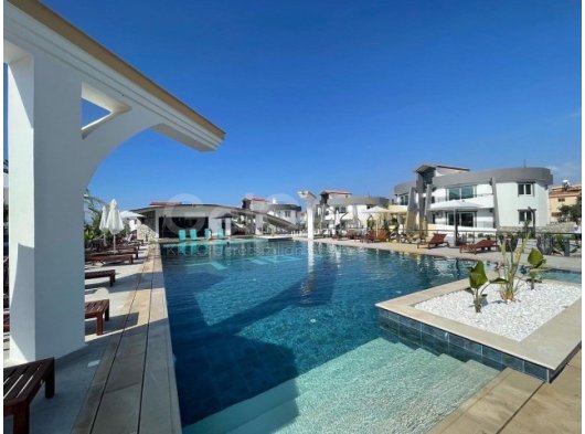 Girne Karaoğlanoğlunda Havuzlu Site İçerisinde Satılık 1+1 Daire