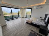 Girne Çatalköy'de Deniz Manzaralı Özel Havuzlu Geniş Bahçe Alanlı Satılık 4+1 Villa