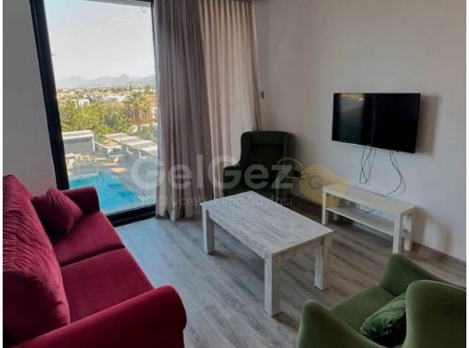 GİRNE MERKEZ KAR MARKET BÖLGESİ ULTRA LUX HAVUZLU SİTEDE KİRALIK FULL EŞYALI 2+1 DAİRE