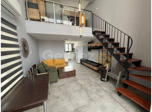 Girne Alsancak'ta Yüksek Kira Getirili Teraslı Eşyalı Satılık 1+1 Loft Daire