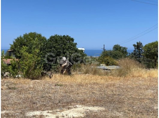 Girne Alsancak Malatya Bölgesinde Panoramik Deniz Manzaralı Satılık 1 Dönüm Arsa