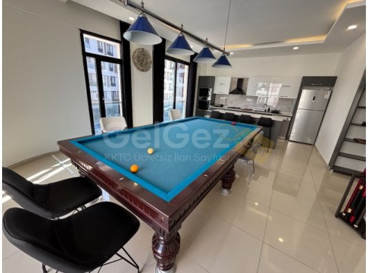 Girne'nin En İyi Konseptinde Özel Eşyalı Deniz Manzaralı Kiralık 3+1