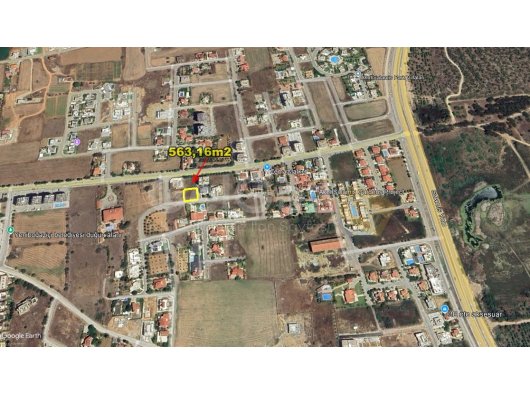 Gazimağusa Yeni Boğaziçi Bölgesi 563.16m2 Satılık Villa Arsa - 5338641212