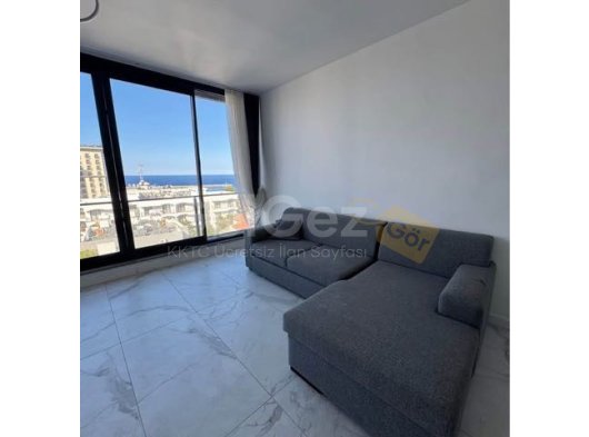 GİRNE MERKEZ FULL EŞYALI GENİŞ KULLANIM ALANINA SAHİP FULL DENİZ MANZARALI MUHTEŞEM KİRALIK 2+1 DAİRE