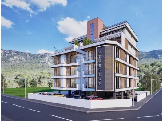 Girne Merkez'de 4 Ay Sonra Teslim Deniz Manzaralı | Satılık 2+1 Penthouse Daireler