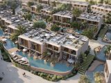 Girne Esentepe'de Bahçe Katı Havuz Manzaralı, Premium Bir Yaşam Tarzı Sunan ve İnşaatı Hızla Devam Eden Projede, satılık 1+0 daire