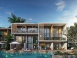 Girne Esentepe'de Bahçe Katı Havuz Manzaralı, Premium Bir Yaşam Tarzı Sunan ve İnşaatı Hızla Devam Eden Projede, satılık 1+0 daire