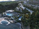Girne Esentepe'de Bahçe Katı Havuz Manzaralı, Premium Bir Yaşam Tarzı Sunan ve İnşaatı Hızla Devam Eden Projede, satılık 1+0 daire