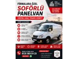 MEDİKAL DEPOLARA ÖZEL ŞOFÖRLÜ PANELVAN LOJİSTİK HİZMETİ