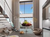 Kyrenia, Esentepe'de Büyüleyici Manzaralı Satılık (1+1) PentHouse, 12.2026 :Hazır