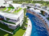 Iskele, Long Beache LUNA Site (1+1) 2 tane, 150m Deniz manzarası, 12.2026 Hazır