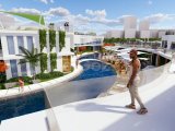 Iskele, Long Beache LUNA Site (1+1) 2 tane, 150m Deniz manzarası, 12.2026 Hazır