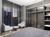 Iskele, Long Beache LUNA Site (1+1) 2 tane, 150m Deniz manzarası, 12.2026 Hazır