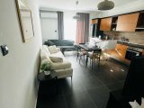 Girne Karaoğlan oğlunda lux bir site içerisinde satılık full eşyalı 1+1 daire