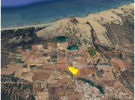 KKTC Girne Akdeniz'de 14 Dönüm Türk Koçanlı Arsa – 84 Dairelik Deniz Manzaralı Site Projesi İle Hazır Yatırım Fırsatı!