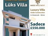 ALSANCAKTA MERIT OTELLERE YAKIN SUPER LUX 5+1 VILLA