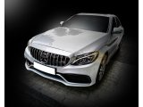 W205 C SERISI IÇIN C63 GÖRÜNÜM ÖN TAMPON PANJUR (SILVER TRIM)-GTR PANJUR ILE