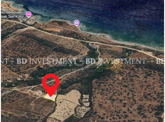 Tatlısu'da Deniz Manzaralı 2483 m² Arsa