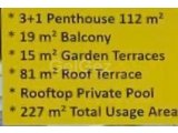 GİRNE BAHÇELİ MYKONOS PROJESİNDE SATILIK SIFIR 3+1 PENTHOUSE