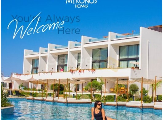 GİRNE BAHÇELİ MYKONOS PROJESİNDE SATILIK SIFIR 3+1 PENTHOUSE