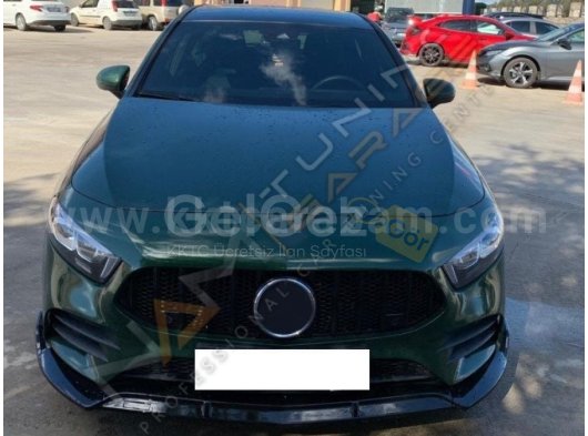 W177 A SERISI IÇIN ÖN LIP - PIANO BLACK (PARLAK SIYAH) (AMG DONANIM IÇIN)