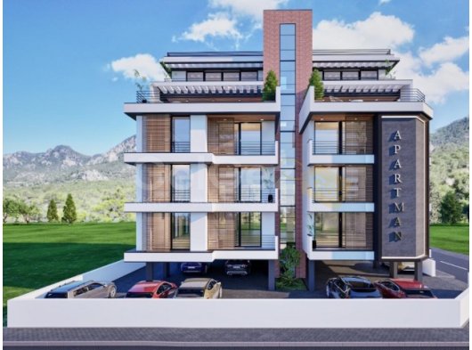 Girne Merkez'de 4 Ay Sonra Teslim Deniz Manzaralı | Satılık 2+1 Penthouse Daireler