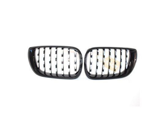 3 SERISI 2002-2004 E46 IÇIN UYUMLU DIAMOND PANJUR (BÖBREK) PIANO BLACK ÇERÇEVE