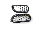 3 SERISI 2002-2004 E46 IÇIN UYUMLU DIAMOND PANJUR (BÖBREK) PIANO BLACK ÇERÇEVE