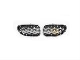5 SERISI E60 2004-2009 IÇIN UYUMLU DIAMOND PANJUR (BÖBREK) KROM ÇERÇEVE