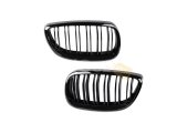 3 SERISI E92 2006-2009 IÇIN UYUMLU M3 GÖRÜNÜM PANJUR (CIFT CIZGI BÖBREK) PIANO BLACK