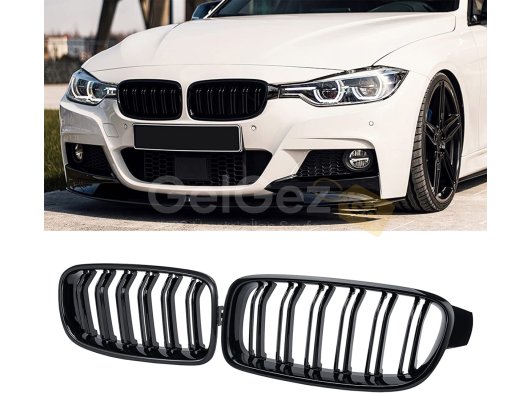 3 SERISI F30 2012-2018 IÇIN UYUMLU M3 GORUNUM PANJUR (BÖBREK) PIANO BLACK